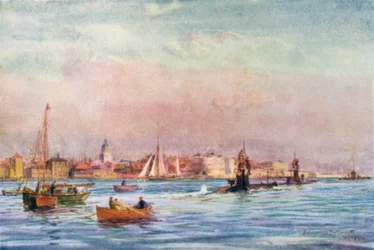 Submarines Leaving Portsmouth Harbour